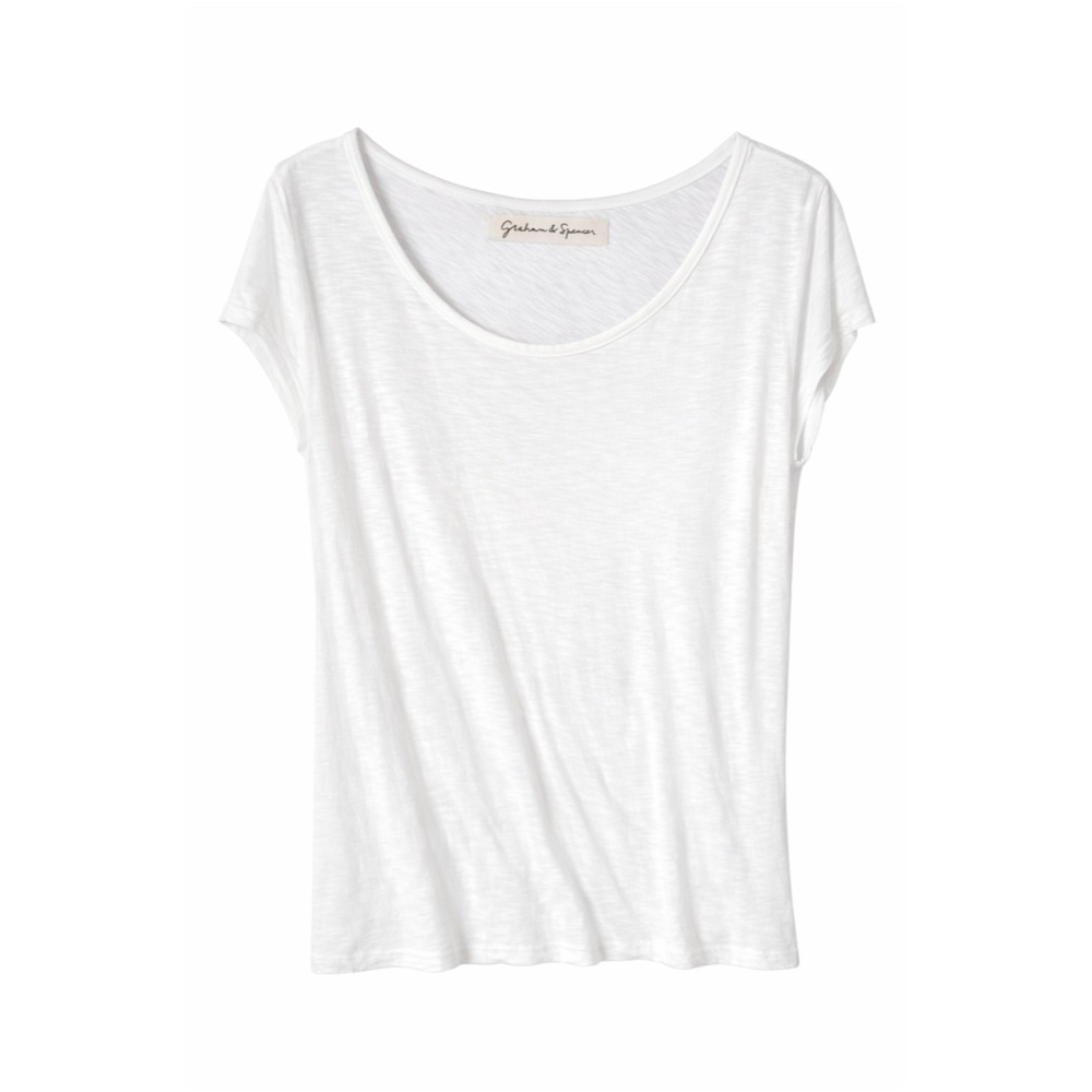 Graham & Spencer White Tee